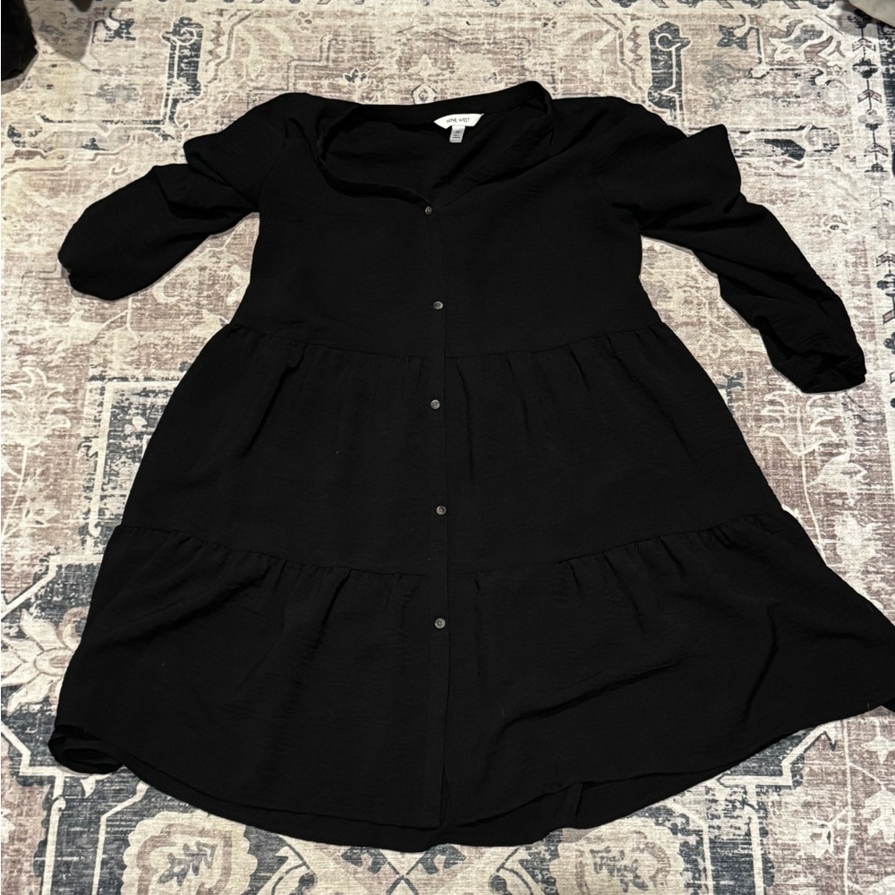 Nine West Black Casual Dress